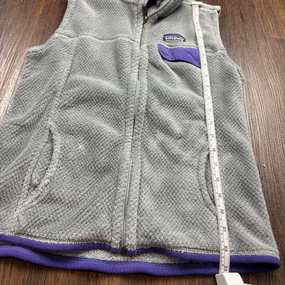 Patagonia Re-Tool Vest Tailored Grey Nickel X-Dye Concord Purple Zip Women’s S - Picture 6 of 6